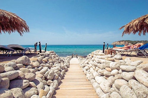 Trendy Stranden Op Ibiza